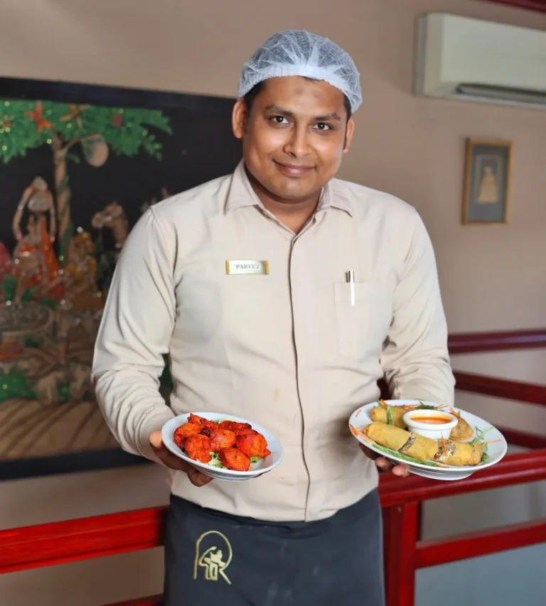 Chef presenting dishes — MICC International photography