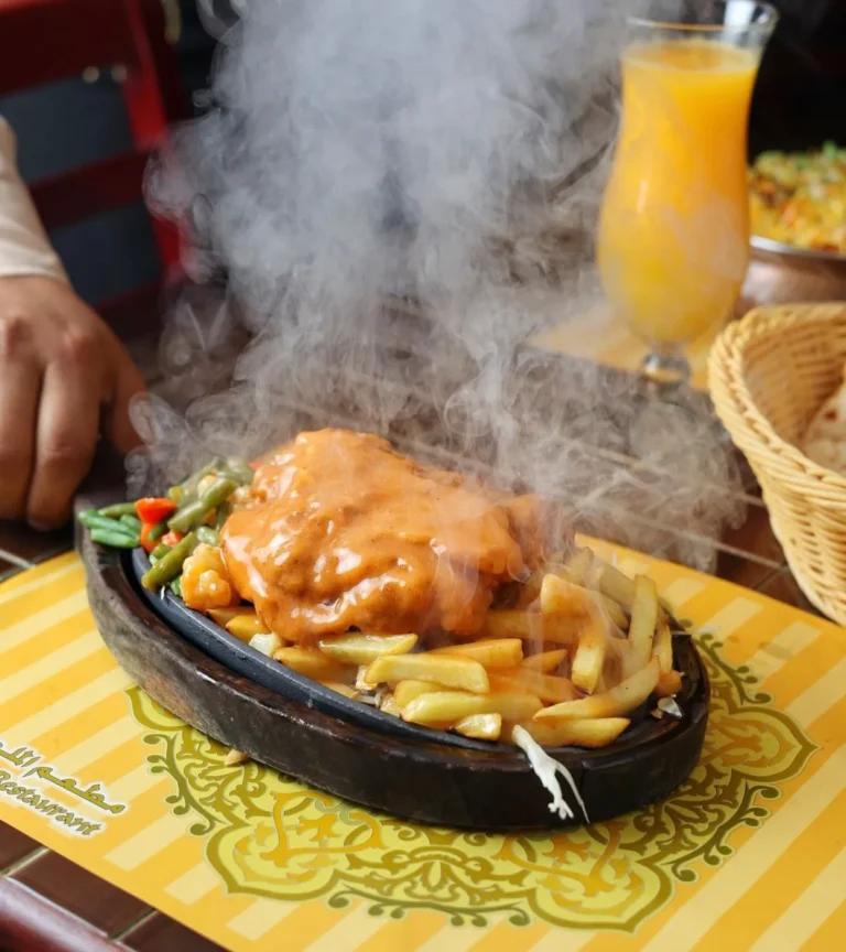 Sizzling platter food photography — MICC International photography