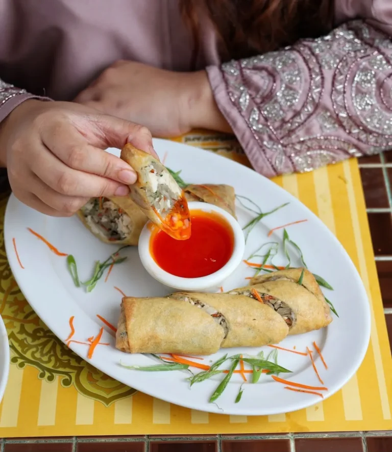 Spring rolls with dip — MICC International photography