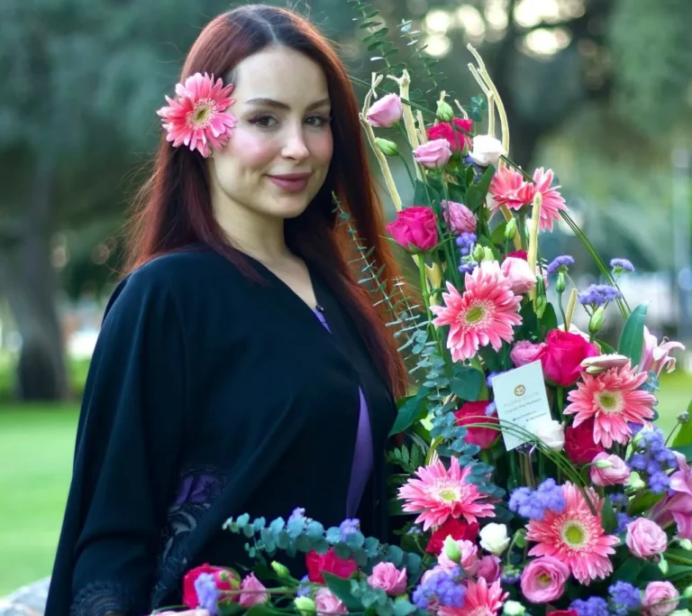 Portrait with flowers — MICC International photography