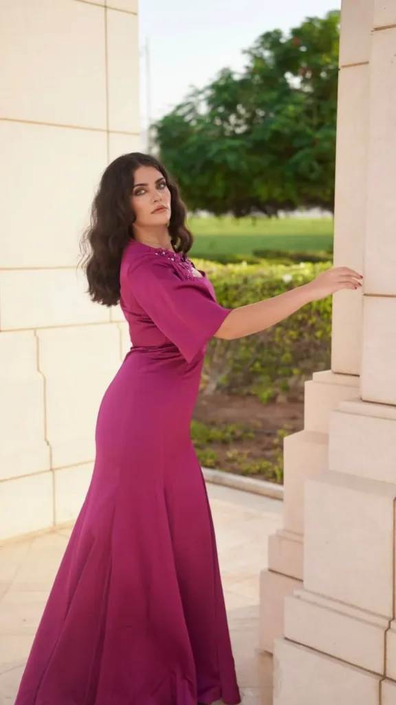 Magenta gown campaign — MICC International photography